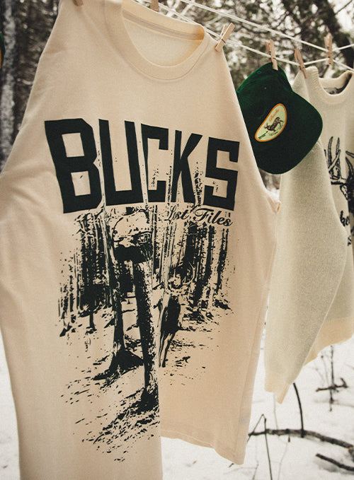 Bucks In Six x Lost Files In The Woods Milwaukee Bucks T-Shirt