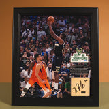 Signed Artsman Bucks Championship Key Moment - Khris Middleton Court Frame