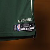 Game Worn Nike Icon Edition AJ Green Milwaukee Bucks Authentic Jersey-tag
