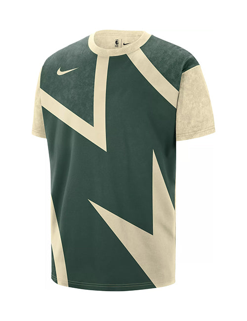 Nike City Edition 2025-26 Big Logo Milwaukee Bucks T-Shirt-front