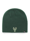 '47 Brand Icon Green Milwaukee Bucks Knit Beanie Hat-front