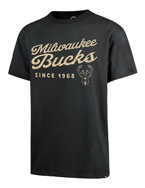 '47 Brand Dusted River Milwaukee Bucks T-Shirt-front