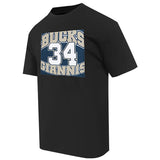 Pro Standard Made To Play Giannis Antetokounmpo Milwaukee Bucks T-Shirt-angled front