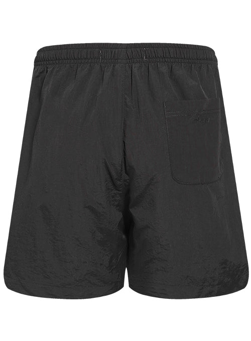 Pro Standard Neutral Black Milwaukee Bucks Woven Shorts-back