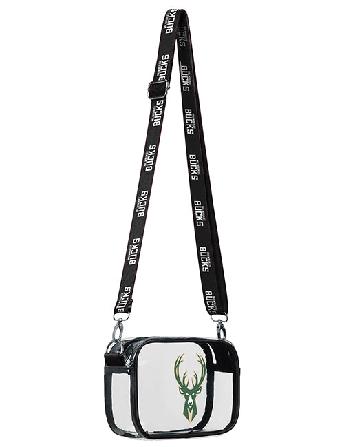 FOCO Clear Camera Milwaukee Bucks Crossbody Bag