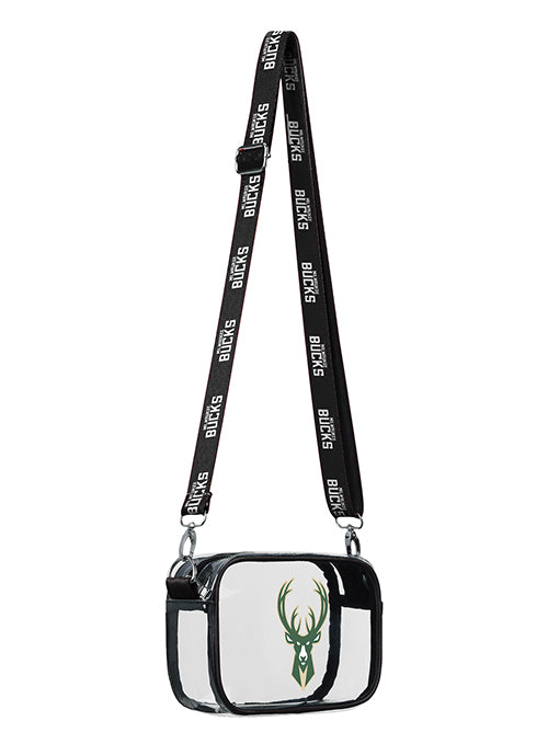 FOCO Clear Camera Milwaukee Bucks Crossbody Bag