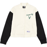 Women's New Era 2025-26 City Edition The East Milwaukee Bucks Bomber Jacket-front