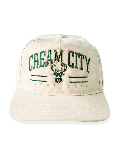 '47 Brand 2025-26 City Edition Hitch Milwaukee Bucks Snapback Hat-front