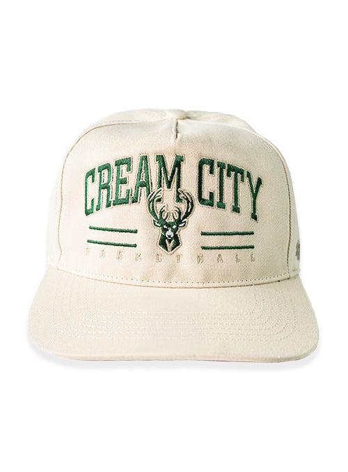 '47 Brand 2025-26 City Edition Hitch Milwaukee Bucks Snapback Hat-front
