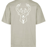 '47 Brand Foundation Wordmark Milwaukee Bucks T-Shirt-back