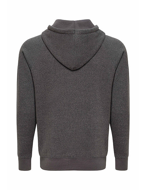 Sportiqe Olsen Herringbone Milwaukee Bucks Hooded Sweatshirt-back