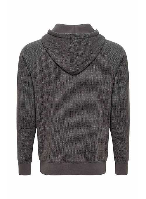 Sportiqe Olsen Herringbone Milwaukee Bucks Hooded Sweatshirt-back
