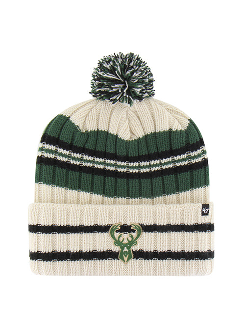 '47 Brand Hone Milwaukee Bucks Knit Cuff Hat-front