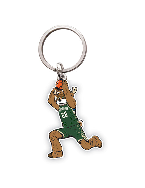 Dunking Bango Milwaukee Bucks Acrylic Keychain
