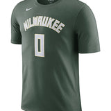 Nike 2022 Icon Edition Brayden Burries Milwaukee Bucks T-Shirt-FRONT