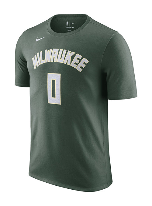 Nike 2022 Icon Edition Brayden Burries Milwaukee Bucks T-Shirt-FRONT