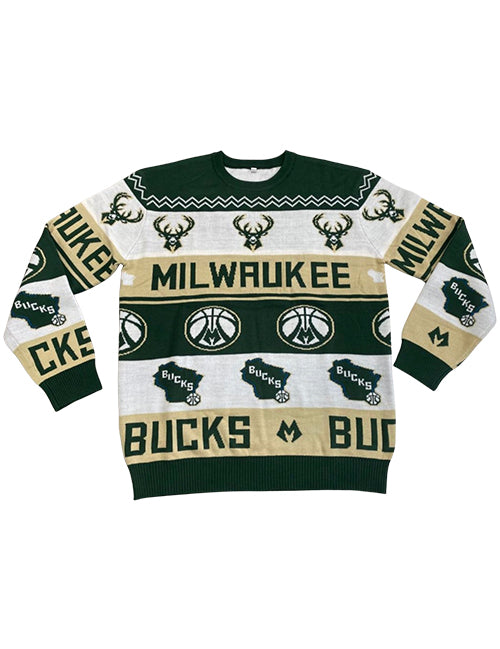 Bucks Pro Shop Holiday 2025 Milwaukee Bucks Sweater