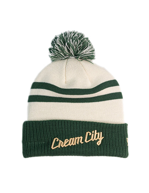 New Era 2025-26 City Edition The East Milwaukee Bucks Pom Cuff Knit Hat
