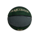 Fear The Deer City Map Milwaukee Bucks Mini Basketball-side 2