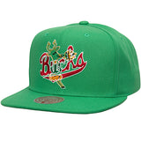 Mitchell & Ness HWC '68 Milwaukee Bucks Exposed Snapback Hat-front