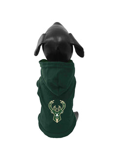 All Star Dogs Icon Milwaukee Bucks Dog Hooded Sweatshirt