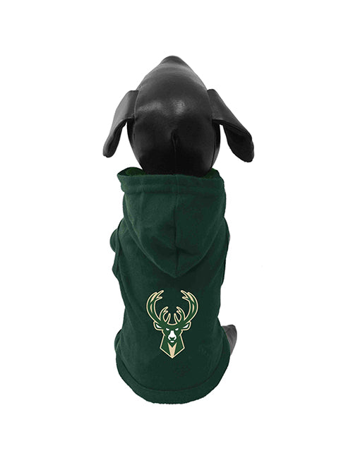 All Star Dogs Icon Milwaukee Bucks Dog Hooded Sweatshirt
