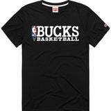 Homage Logoman Milwaukee Bucks Basketball T-Shirt