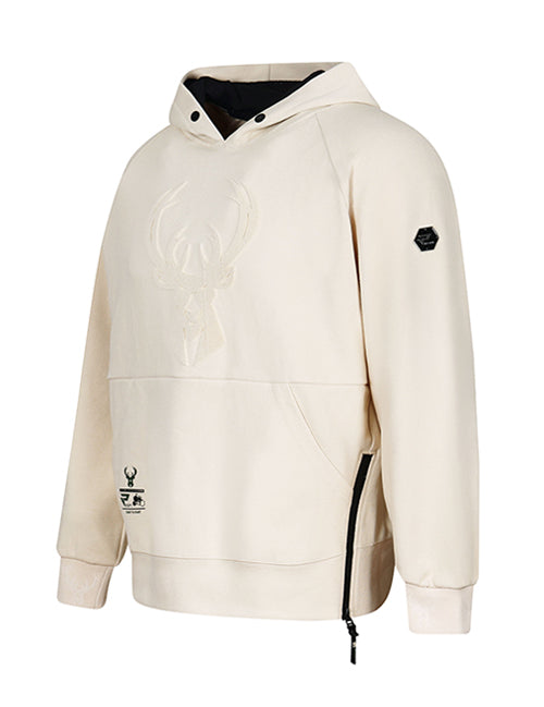 Protege EQPT Bristle Fleece Milwaukee Bucks Hooded Sweatshirt-front