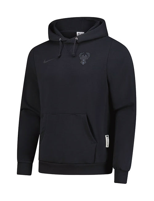 Nike Standard Issue Travel Milwaukee Bucks Hooded Sweatshirt-front