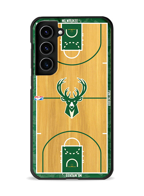 FM Cases NBA Authentic Wood Milwaukee Bucks Samsung Case