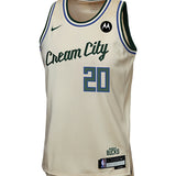 Youth Nike 2025-26 City Edition AJ Green Milwaukee Bucks Swingman Jersey-FRONT