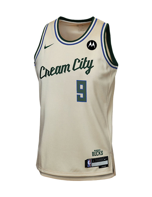 Youth Nike 2025-26 City Edition Bobby Portis Jr Milwaukee Bucks Swingman Jersey-back