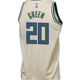 Youth Nike 2025-26 City Edition AJ Green Milwaukee Bucks Swingman Jersey-BACK