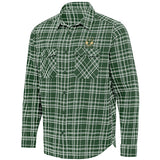 Antigua Private Milwaukee Bucks Flannel Button Up Shirt