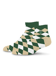 For Bare Feet Fuzzy Diamond Milwaukee Bucks Quarter Socks