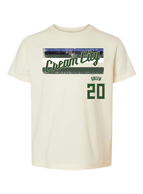 Youth Bucks Pro Shop 2025-26 City Edition AJ Green Milwaukee Bucks T-Shirt