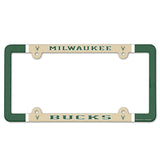 Wincraft Wordmark Milwaukee Bucks Plastic License Plate Frame