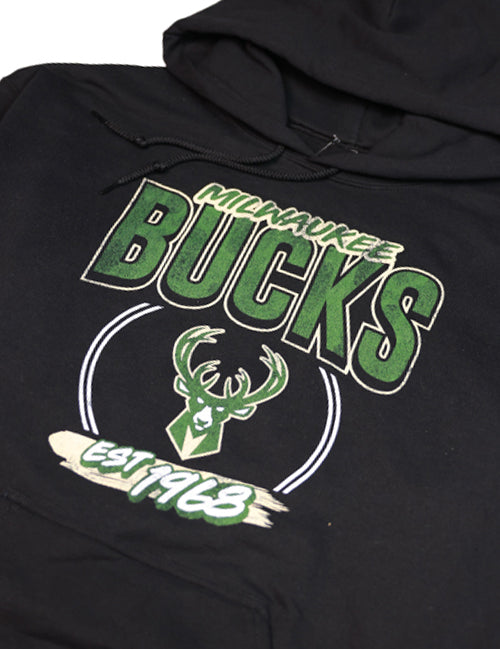 Item Of The Game Old School Milwaukee Bucks Hooded Sweatshirt-front