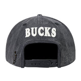 Pro Standard First Time Milwaukee Bucks Pro Snapback Hat-back