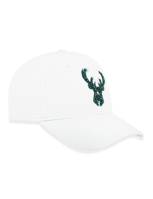 Women's Pro Standard Crystalline Pro Arc Milwaukee Bucks Adjustable Hat-right