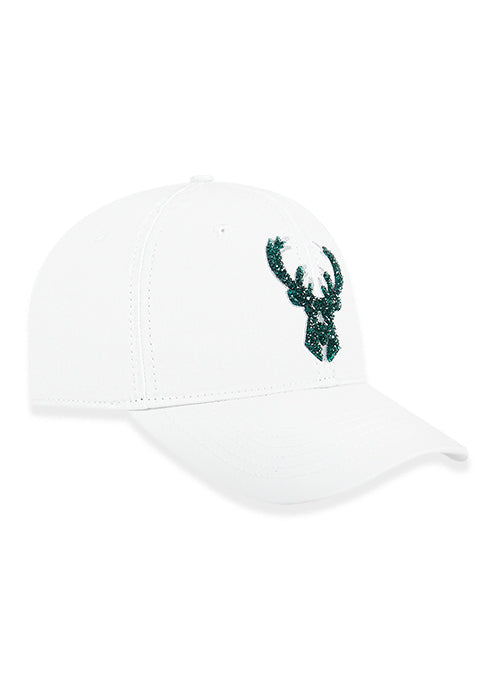 Women's Pro Standard Crystalline Pro Arc Milwaukee Bucks Adjustable Hat-right