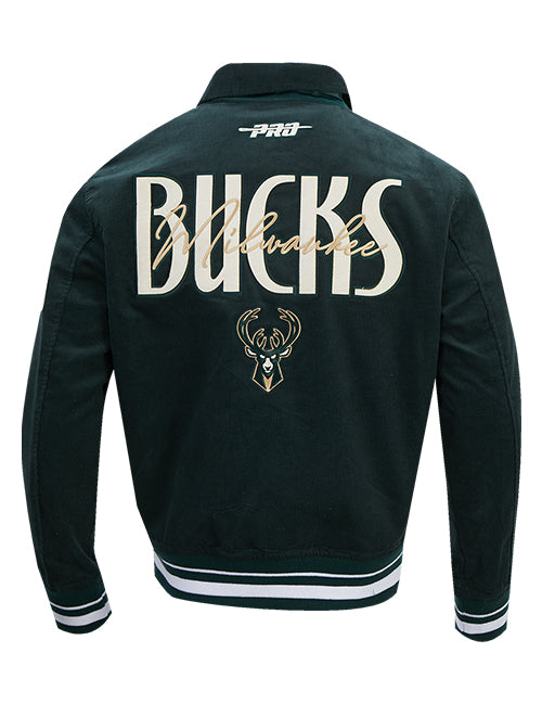 Pro Standard Original Players Milwaukee Bucks Corduroy Jacket-back