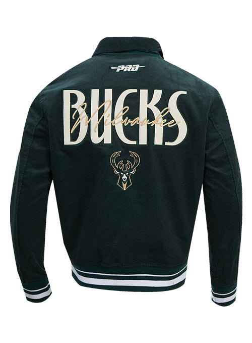 Pro Standard Original Players Milwaukee Bucks Corduroy Jacket-back