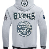 Pro Standard Day One Milwaukee Bucks Hooded Sweatshirt-back