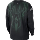 Youth Nike Standard Issue Game Milwaukee Bucks Long Sleeve T-Shirt