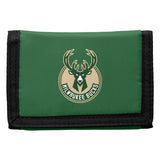 Bucks Pro Shop Velcro Milwaukee Bucks Trifold Wallet