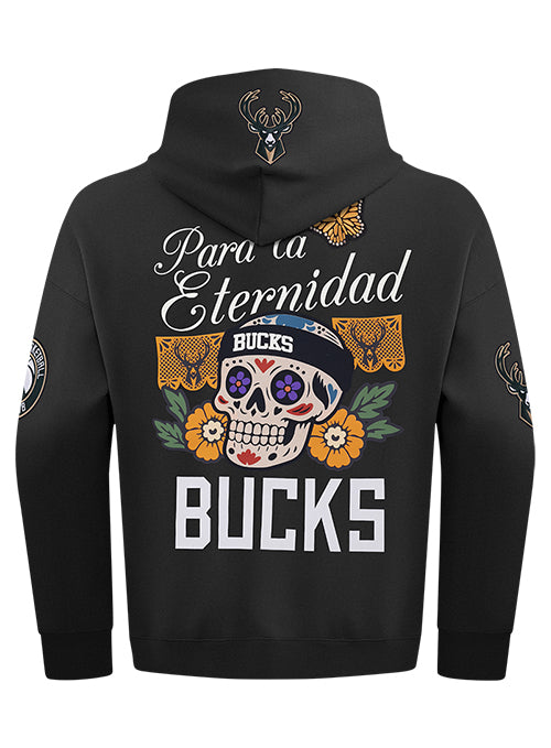 Pro Standard Para La Eternidad Milwaukee Bucks Hooded Sweatshirt-back