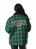 The Wild Collective x Bucks In Six Plaid Milwaukee Bucks Jacket-woman back