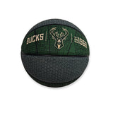 Fear The Deer City Map Milwaukee Bucks Mini Basketball- side 1