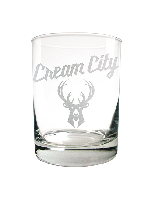 Great American Products 2025-26 City Edition Milwaukee Bucks Rocks Glass